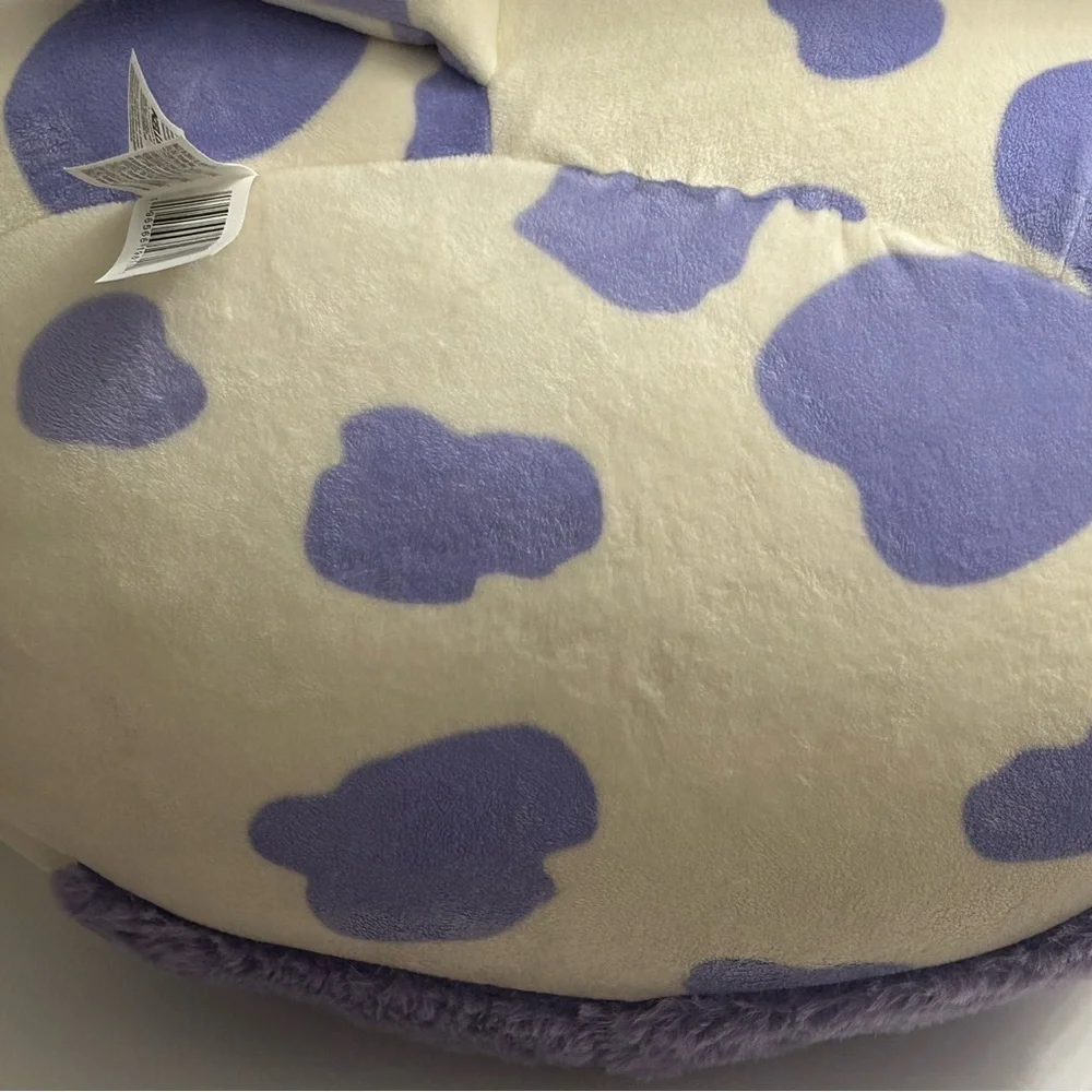 Conway the Purple Spotted Highland Cow Plush Stuff  Toy Squishmallows Collection